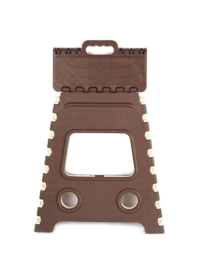 NIRVA WITH DEVICE OF WOMEN PICTURE New Stylist Portable Non Slip Folding Step Stool For Kids And Adults Super Handy Saves Space For Work And Homegreat For Travel And Outdoor Use (Brown & Cream) - Image 5