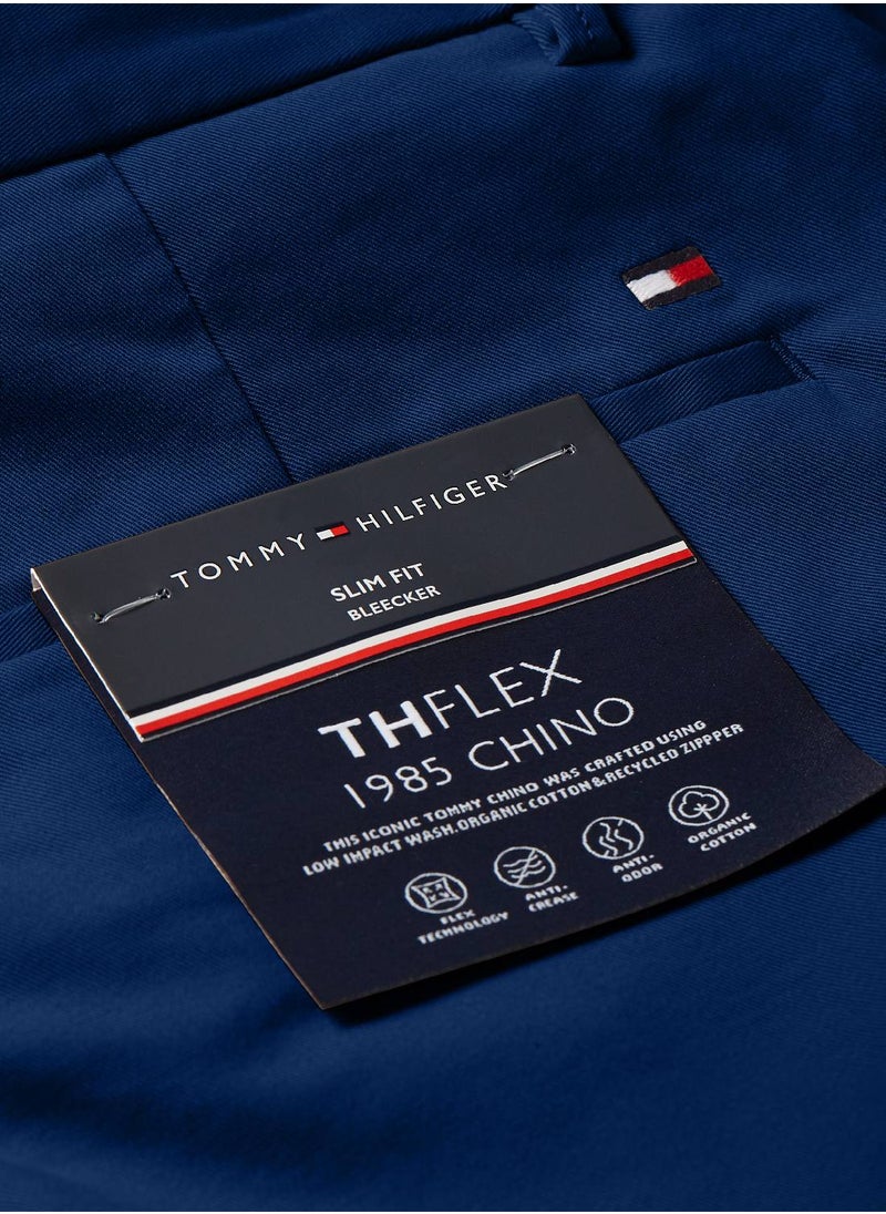 TOMMY HILFIGER Men's Bleecker Stretch Cotton Chinos - Cotton, Blue  - Image 3