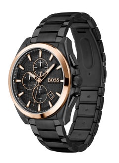 HUGO BOSS HUGO BOSS ROUND CHRONOGRAPH MEN'S BLACK CASE WATCH - 1513885  - Image 1