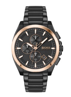 HUGO BOSS HUGO BOSS ROUND CHRONOGRAPH MEN'S BLACK CASE WATCH - 1513885  - Image 2