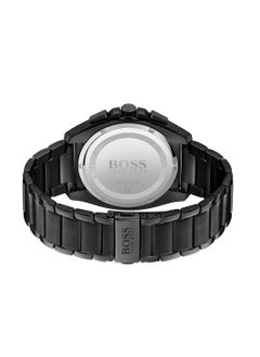 HUGO BOSS HUGO BOSS ROUND CHRONOGRAPH MEN'S BLACK CASE WATCH - 1513885  - Image 3