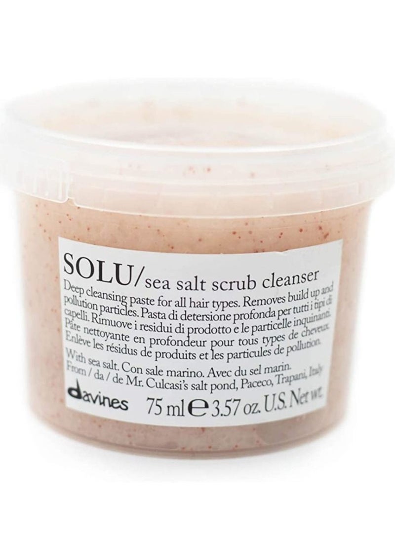 Davines Solu Sea Salt Scrub Cleanser - Image 2
