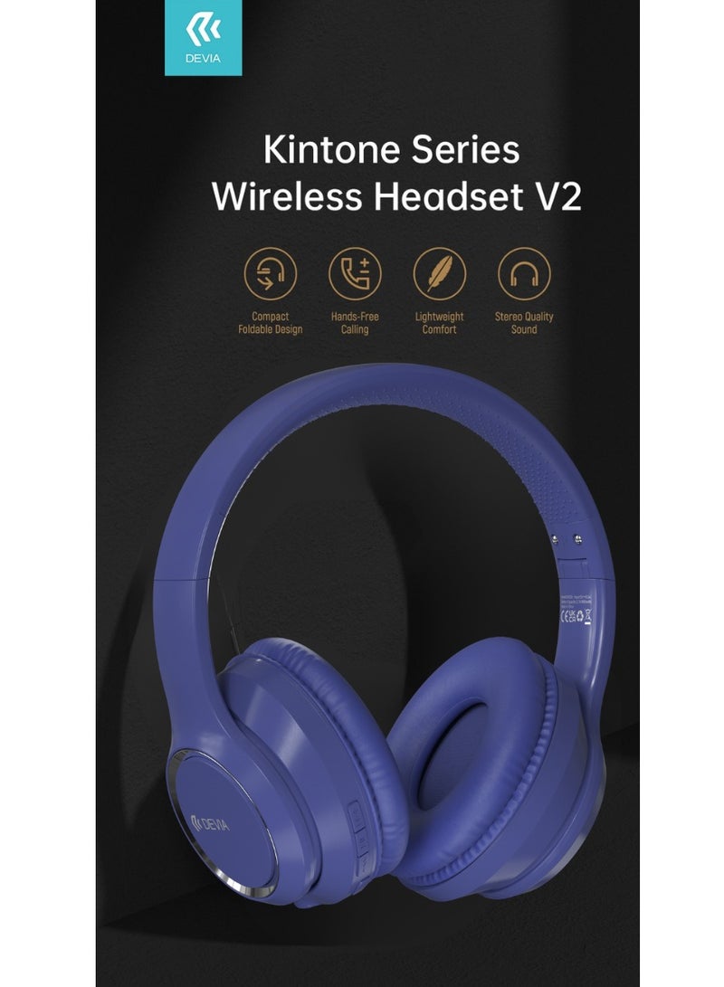 ديفيا سماعة رأس لاسلكية من ديفيا كينتون سيريس بطارية تتدوم 24 ساعه مدا الارسال 10 امتار - Image 2