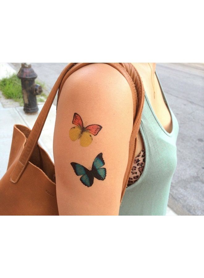 Butterfly Utopia Colorful Temporary Butterfly Tattoos - 5 Sheets - by Butterfly Utopia - Image 5