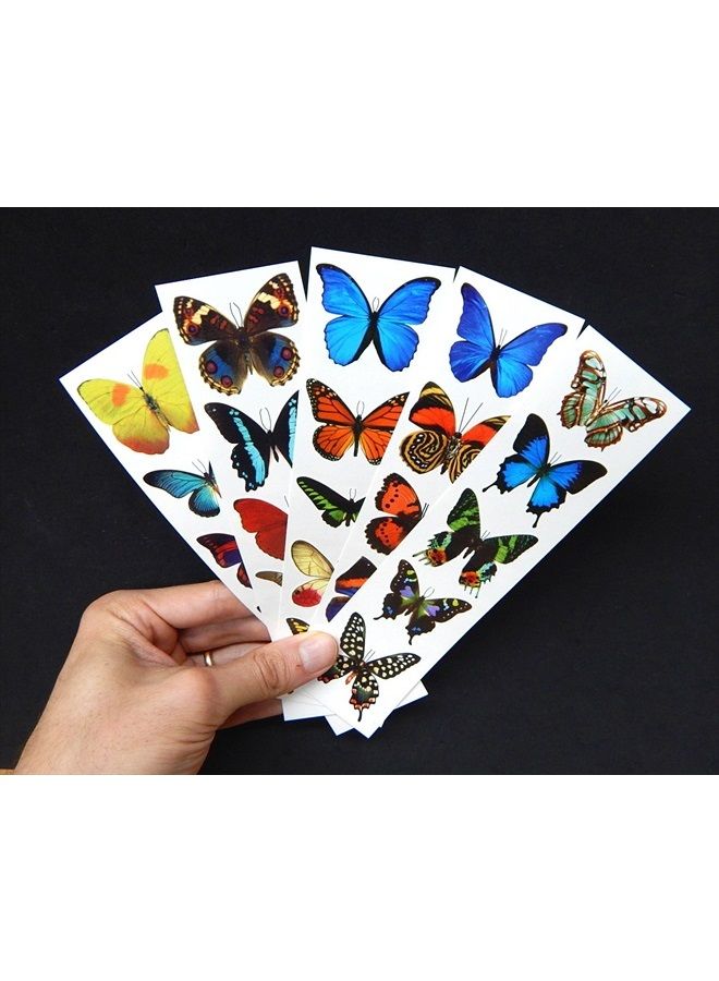 Butterfly Utopia Colorful Temporary Butterfly Tattoos - 5 Sheets - by Butterfly Utopia - Image 2
