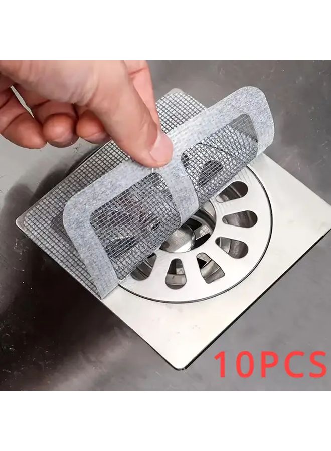 3pcs Disposable Drainage Mesh Hair Absorption Stickers for Bathroom Shower and Kitchen Sink Filter - Image 2