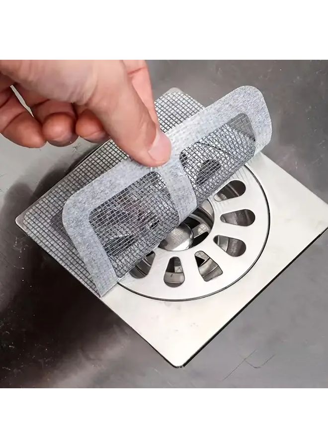 3pcs Disposable Drainage Mesh Hair Absorption Stickers for Bathroom Shower and Kitchen Sink Filter - Image 4