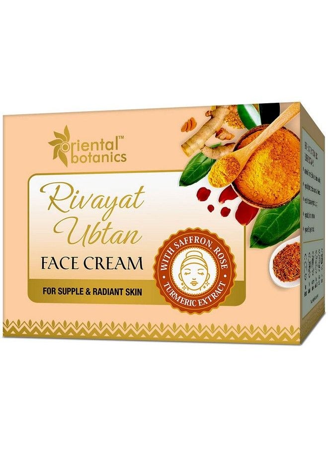 StBotanica - Oriental Botanics Rivayat Ubtan Face Cream 50 G ; Infused With Traditional Ubtan Ingredients For Naturally Glowing & Nourished Skin ; No Parabens & Sulphates ; Cruelty Free & Vegan - Image 1