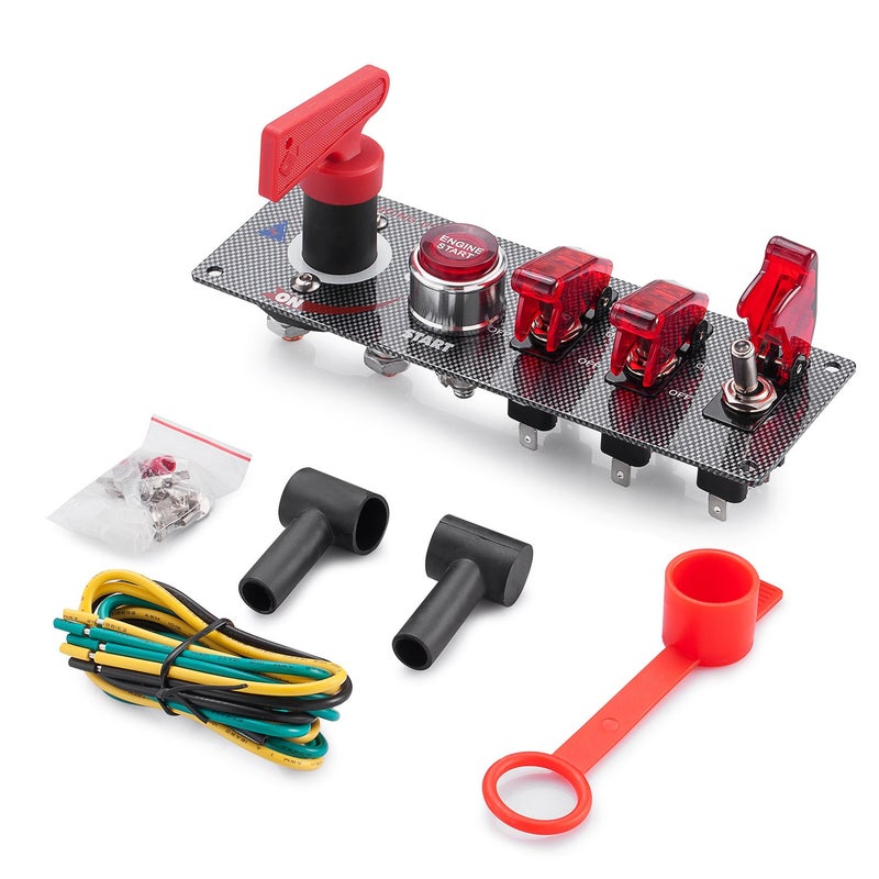 Jianfa 5 in 1 Car Engine Start Switch Panel - Image 5