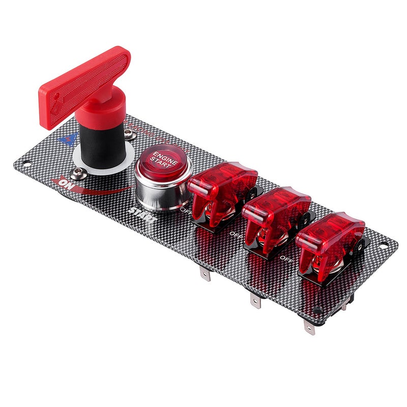 Jianfa 5 in 1 Car Engine Start Switch Panel - Image 2