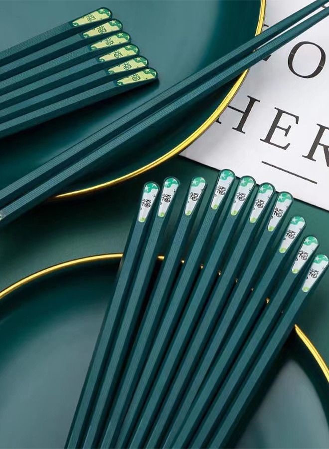 General Chopsticks Green And Gold sets 24cm  - Image 4