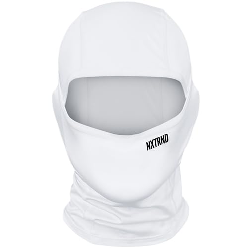 NXT NXTRND Nxtrnd Football Ski Mask, Shiesty Mask, Cooling Sports Balaclava (White) - Image 1
