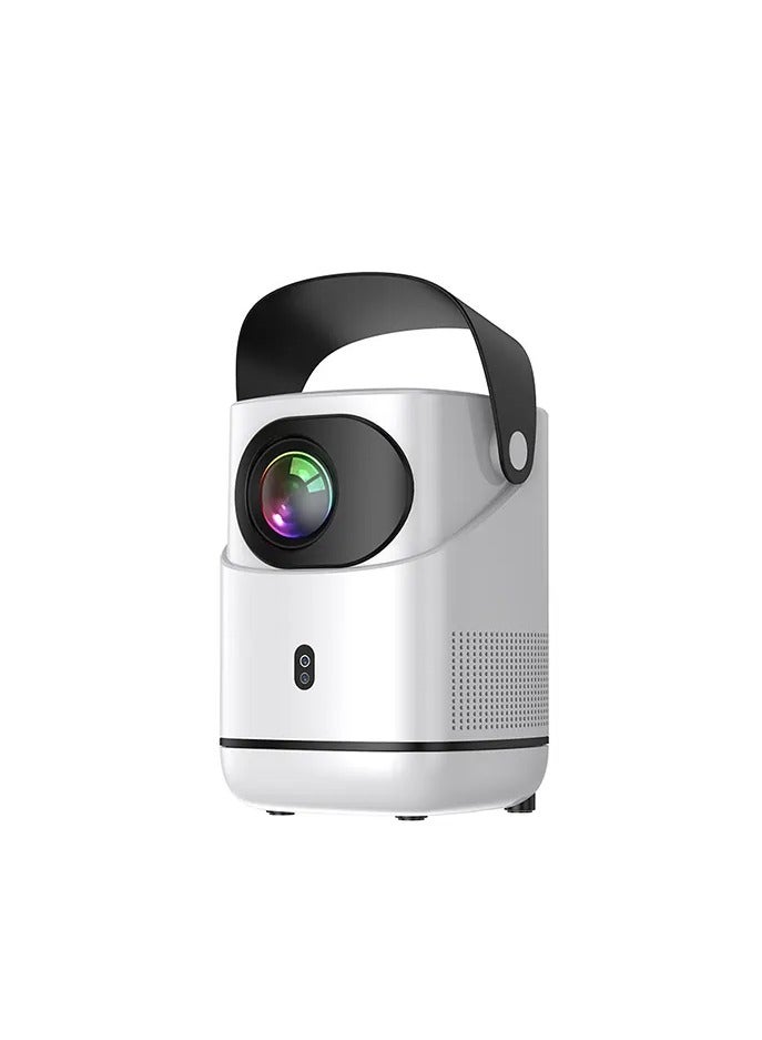 Projector 1080P Home Theater Android 9.0 Video Projector with WIFI 6 BT Networks Support 4K Decoding 100in Display Same Screen Technique Movie Projector Auto Focus Keystone Function Built-i  - Image 1