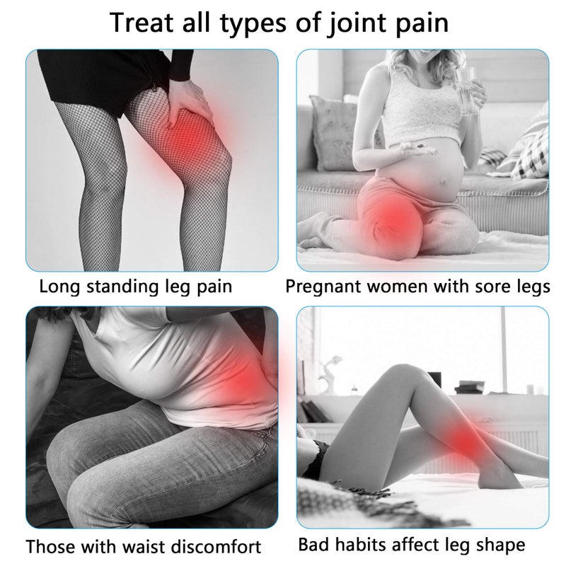 Knee Pillow For Side Sleepers, Leg Positioner Pillow, Orthopedic Leg Pillow, White Memory FoamLeg Pillow, Knee and Back Pain Side Sleeper Pillow - Image 5
