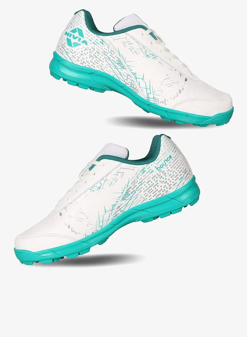 Nivia  Bounce Cricket Shoes - Lightweight Sports Footwear with Cushioned EVA Insole and Durable PVC Outsole  | Best Price UAE