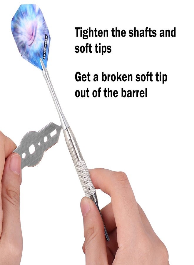 وين ماكس سهام وين ماكس البلاستيكية باللونين الأسود والفضي، 12 قطعة - Image 5