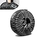 waswale 1 PC Car Tire Protector 3149 210T Oxford Cloth Sun Dustproof 1923 Spare Tire Storage Bag with Handle Four Seasons Universal Portable AntiScratch Accessories for Cars Black L - Image 2
