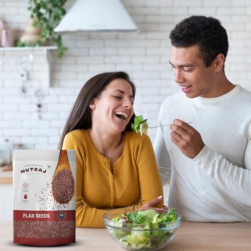 Nutraj Flax Seeds 400g (200g x 2) Pouch | Alsi Beej | Seeds for Eating | Seed Cycling - Image 5