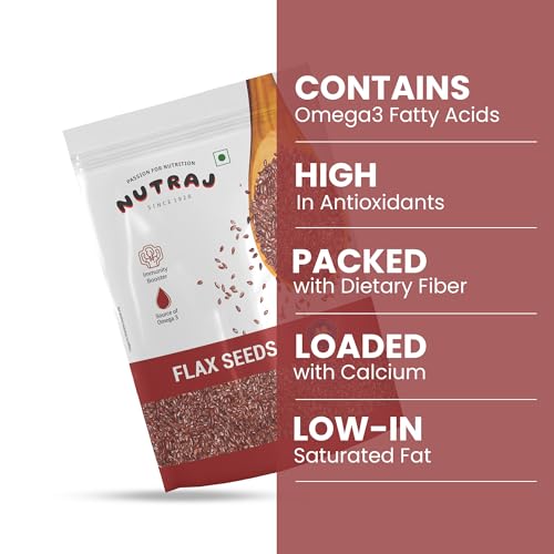 Nutraj Flax Seeds 400g (200g x 2) Pouch | Alsi Beej | Seeds for Eating | Seed Cycling - Image 3