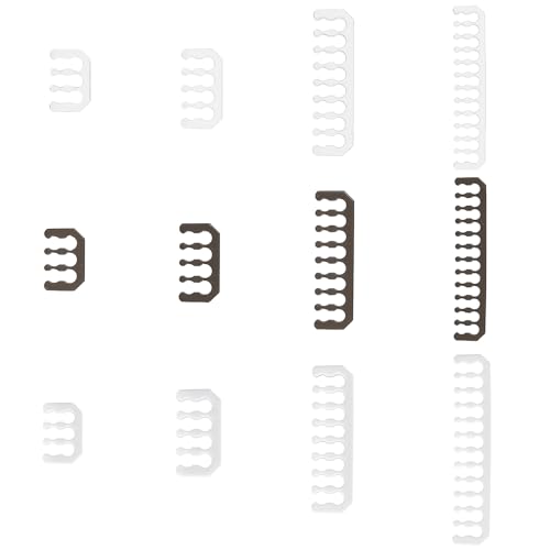 FormulaMod Cable Comb Kit for Power Cable,Sleeve Management Tools Wire Organizer Comb Includes 4x24 P+4x16P+12x8P+4x6P Computer Case Water Cooling Cable Organizer(White) - Image 5