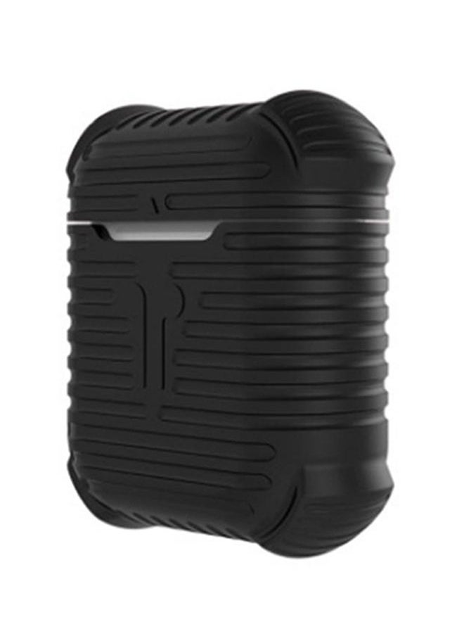 NIBEMINENT - Silicone Case Cover For Apple AirPods Black - Image 1