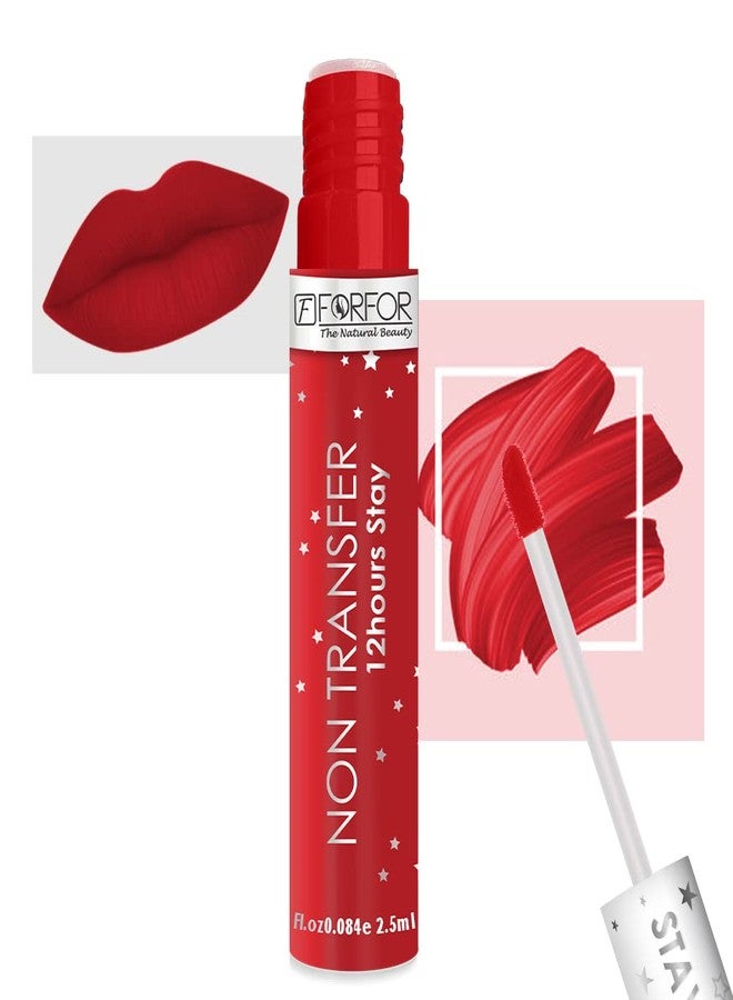 فور فور أحمر شفاه سائل غير لامع طويل الأمد من فورفور®، فائق الصبغة ومقاوم للماء (عبوة من 3 ألوان: أحمر اليوسفي، ماجنتا التوت، وردي لامع) - Image 2