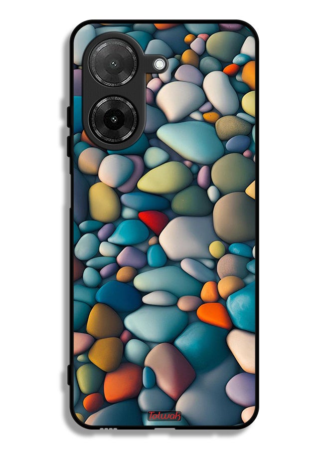 Tolwak Xiaomi Redmi A5 4G Protective Case Cover Stones Abstract Pattern - Image 1