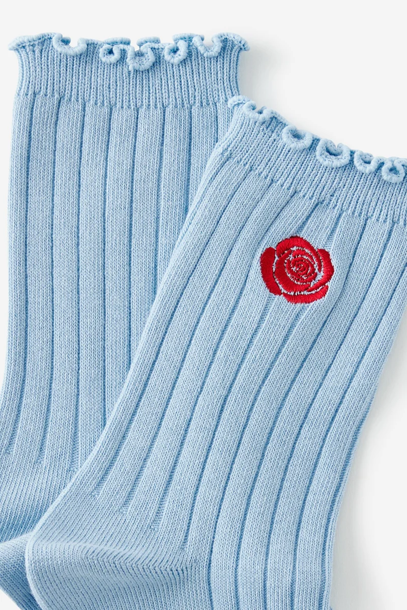Typo Mid Crew Socks