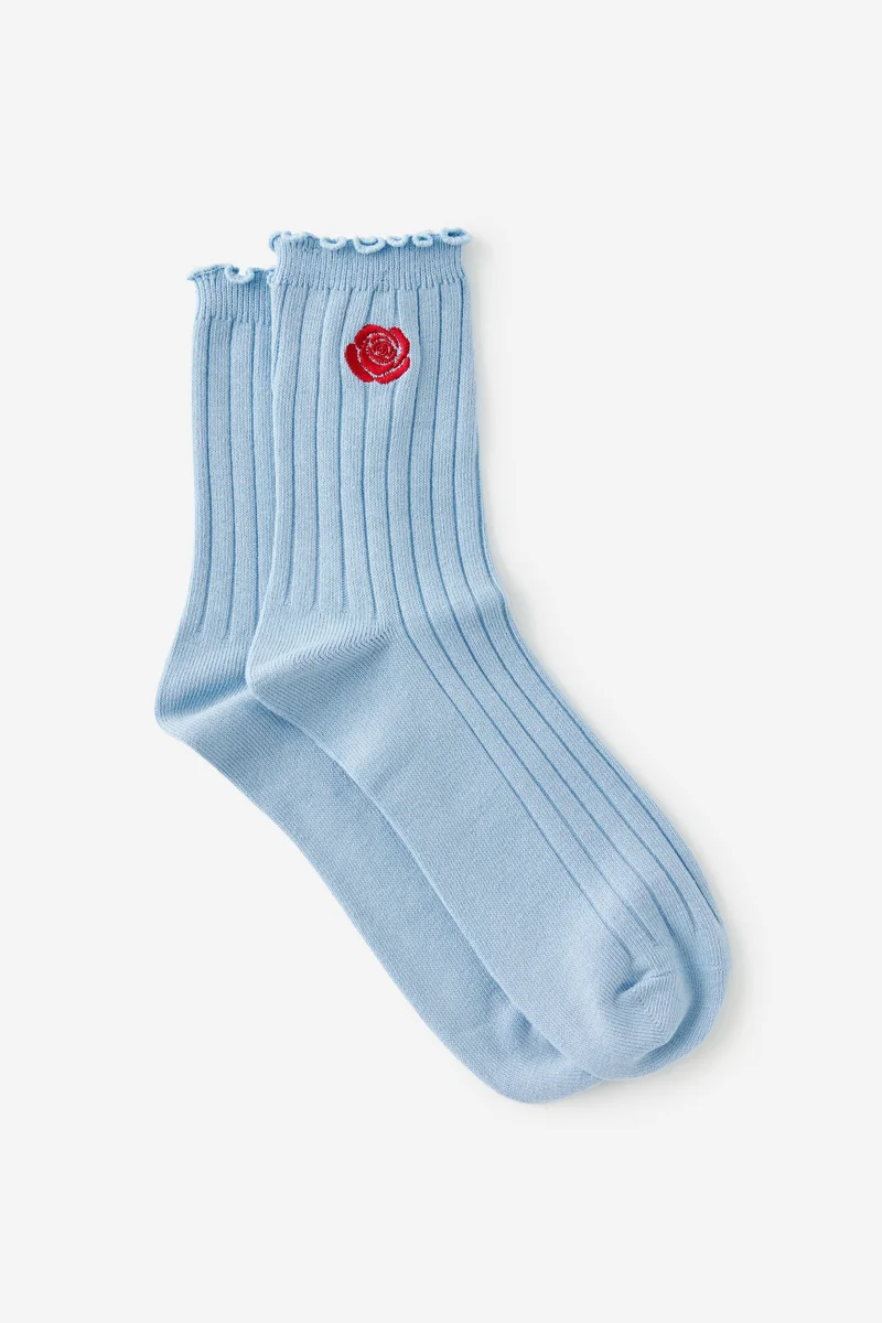 Typo Mid Crew Socks