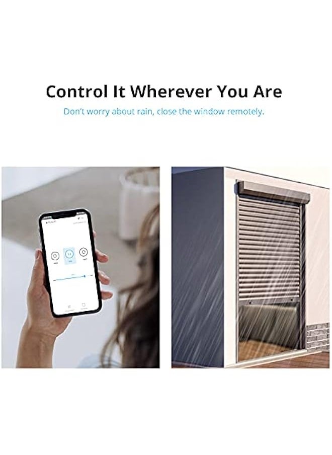 سونوف - مفتاح ستارة ذكية مع WiFi وقياس الطاقة معتمد من TUV، مفتاح ثنائي RELAY DUALR3 للستائر، والستائر العمودية، ودواليب الشتر، مفتاح ذكي ثنائي الاتجاه، يعمل مع أليكسا وجوجل هوم (عبوة واحدة) - Image 1