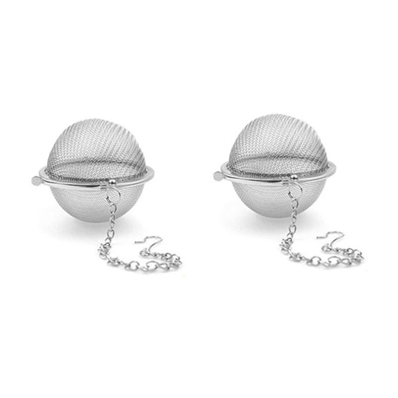 2PCS Premium Tea Infusers for Loose Leaf Tea  Upgraded Tea Strainers and Tea Balls for Flavoring Herbal Spices and Seasonings