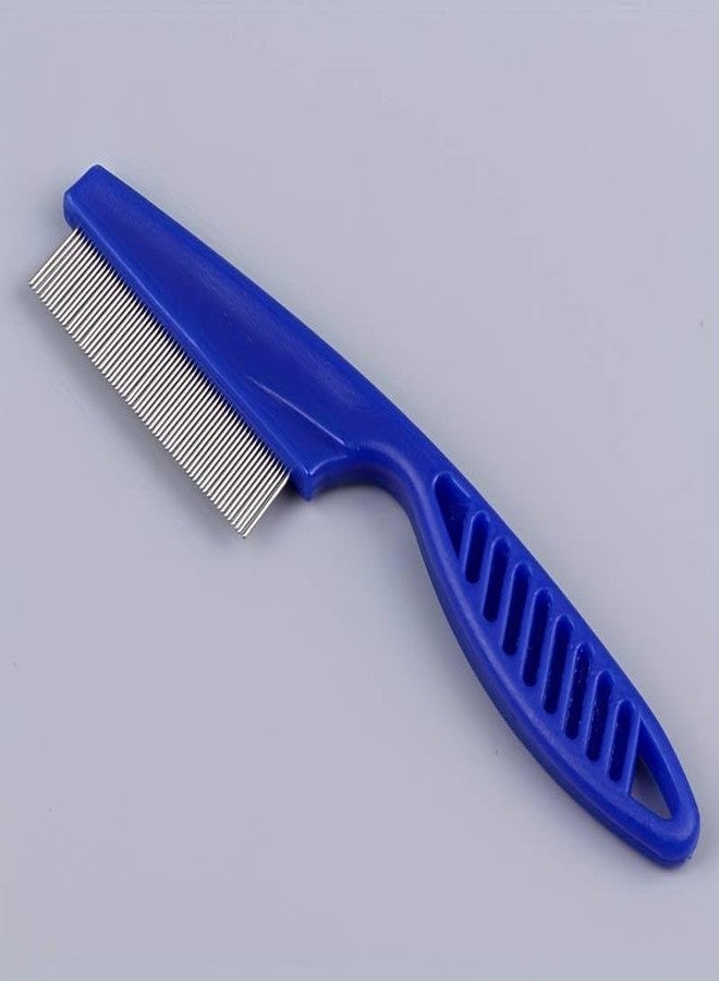 JMC Dog Trust Multifunctional Pet Hair Comb Tear Stain Removal, Dog Lice Comb, Flea Brush for Cats, Suitable for small dogs puppies, 2 in 1 dog comb teeth stainless steel combing massage. - Image 1