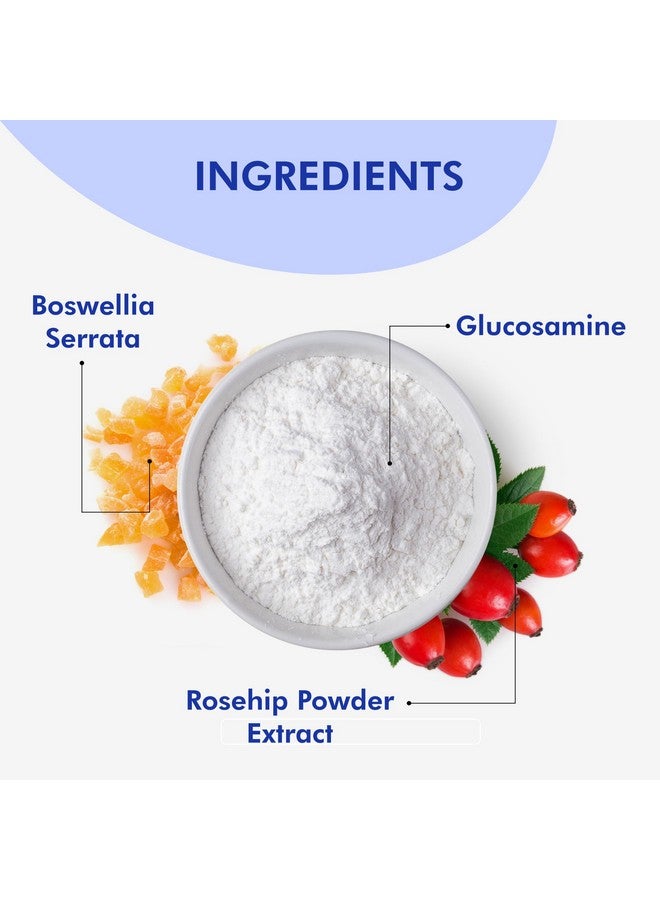FYTIKA فيتيكا فليكسى موف - مكمل دعم المفاصل، جلوكوزامين، وردة الورد، بوسويليا سيراتا، يدعم صحة العظام، المفاصل، الغضاريف، للرجال، النساء - 420 قرص (عبوة من 7) - Image 2