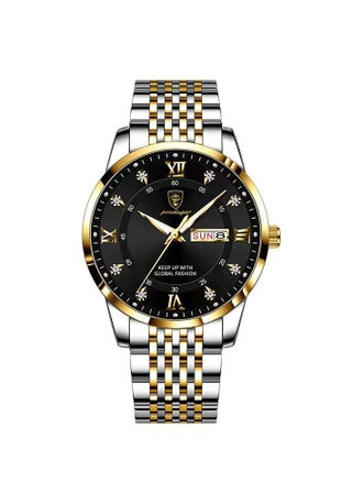 Ultra Thin Men's Watch with Sapphire Crystal Glass, Diamond Hour Markers, 2.5D Curved Dial, Waterproof, Luminous, and Calendar Function - pzsku/Z24F92A137BF4CA5DF615Z/45/1742543829/94d549ab-b005-4648-8d27-49582936777e