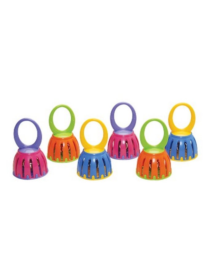Constructive Playthings Baby Bell Toys, Multicolor (Set Of 6) 