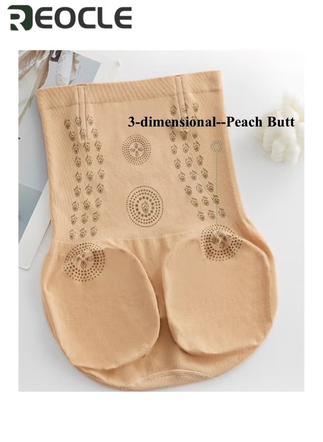 REOCLE Women's Body Shaper Shapewear Tummy Control Pants Fiber Restoration Shaper Pant Graphene Honeycomb Tightening Body Shaping Pants - Image 3