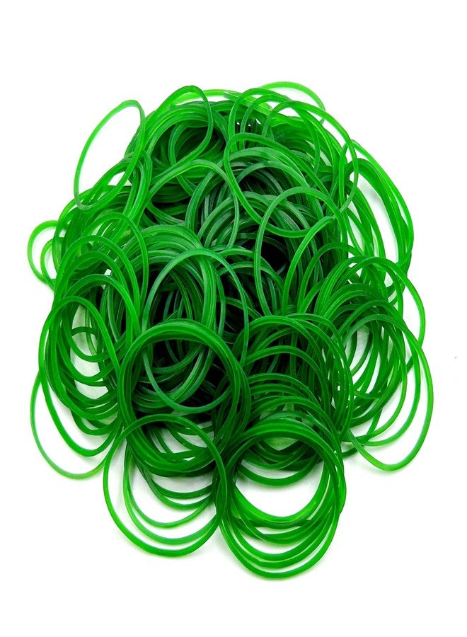 Hodooly Green Rubber Bands,200pcs Elastic Bands Sturdy Rubber Band for School Home and Office Use - Image 5