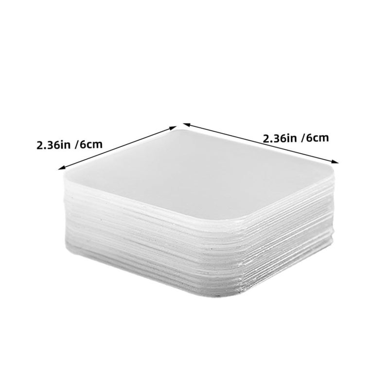 150 Pieces Double Sided Adhesive Pads 6x6cm Thick Mounting Tape Strong Sticky Removable for Walls Posters Crafts Home Office - Image 3