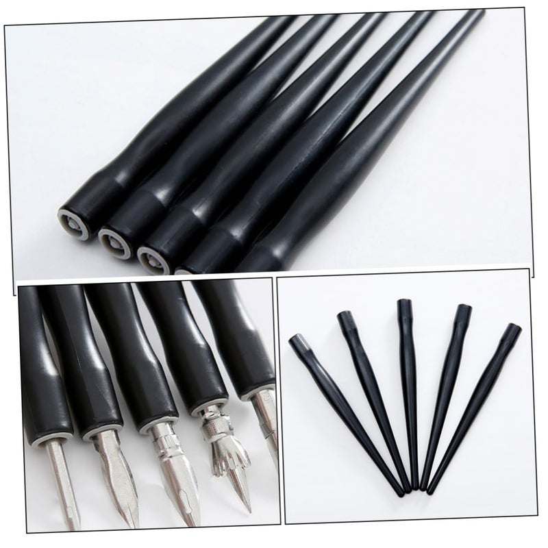 6Pcs Plastic Dip Pen Holder Set with 6 Handles Compatible with Various Nibs for Calligraphy - Image 4