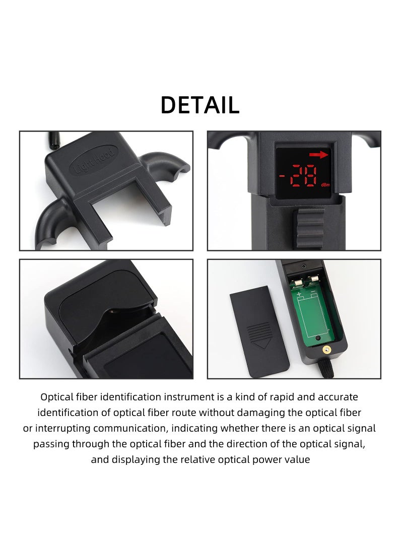 KELUSHI Optical Fiber Identifier with Wave Respond 800-1700 FTTH Fiber Optic Cable Tester Tools Detector  - Image 5