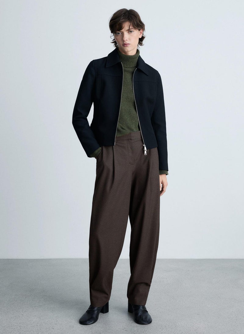 MANGO Buttoned Hem Wideleg Pants  - Image 5