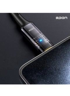 سبون سلك شاحن PD Type-C إلى Type-C بقوة 240 وات بطول 1 متر  - Image 1