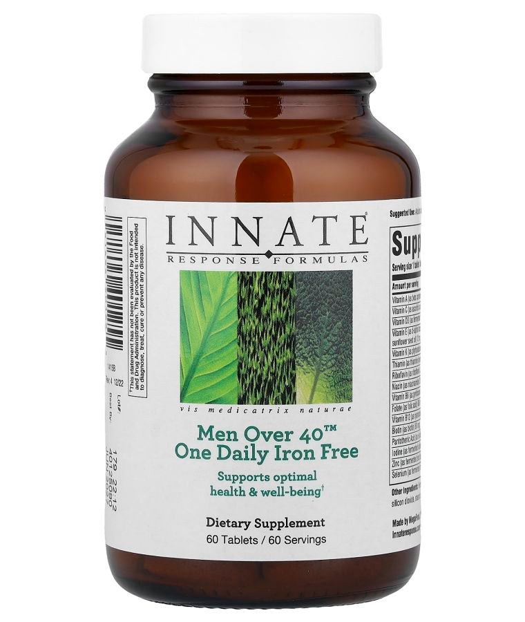 Innate Response Formulas Men Over 40™ One Daily Iron Free 60 Tablets