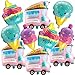 Sonwyoung 10 Pcs Ice Cream Balloons Ice Cream Party Decorations Cupcake Large Truck Cone Foil Balloon for Summer Hawaii Luau Birthday Baby Shower Party Supplies - Image 2