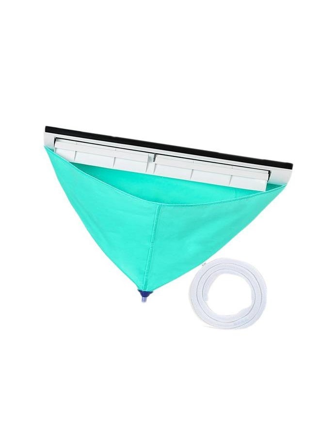 NIBEMINENT Split Air Conditioning Washing Bag AC Dust Cleaning Protective Service Cover with Drain Port Water Pipe  - Image 3