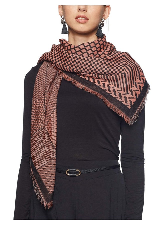 Aurelia Winter Stole(17AUK76005-79017_Orange_One Size) - Image 2