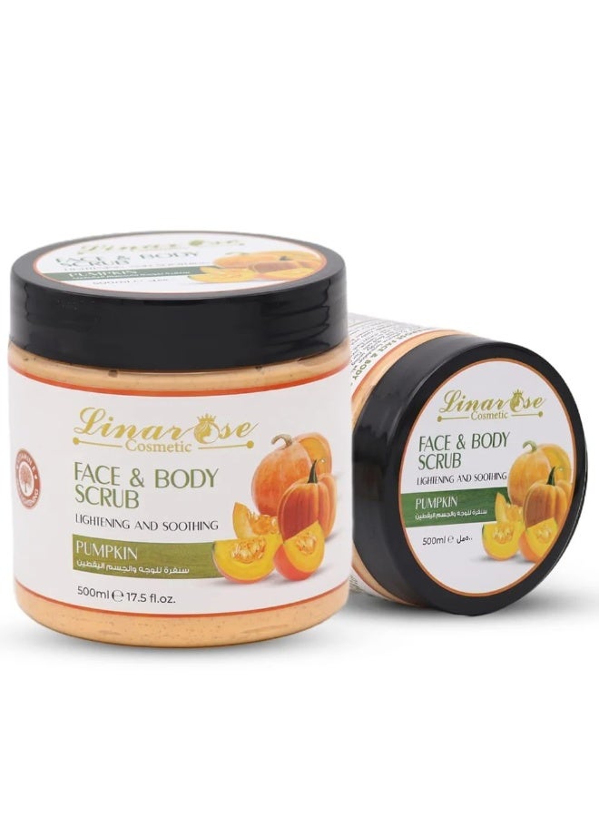 لينا روز سنفرة للوجه والجسم باليقطين - 500 مل - Image 2