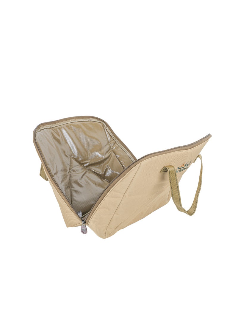 ALGHAFA ALGhafa, Almosem thermos bag, for trips, camping, kaki color, size 30*21*36cm  - Image 4