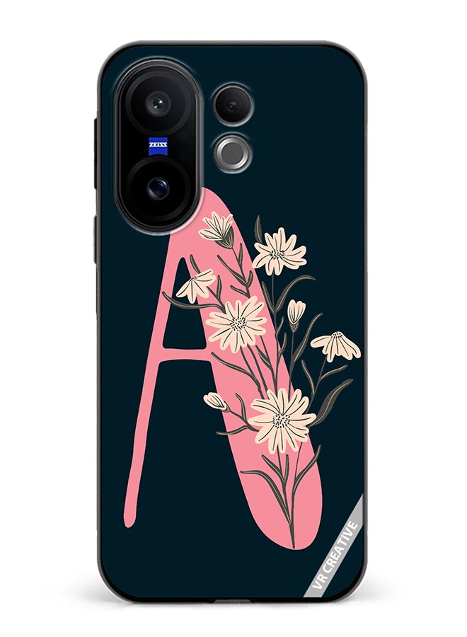 Protective Case Cover For Vivo X200 FE Alphabet A Design Multicolour
