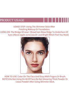 QIC Blush Stick Blush Makeup Wand Cream Blush for Cheeks Tint Long Wearing Natural Looking Face Foundation Blush Makeup for Daily Wear 3D Wonder Stick 06  - Image 5